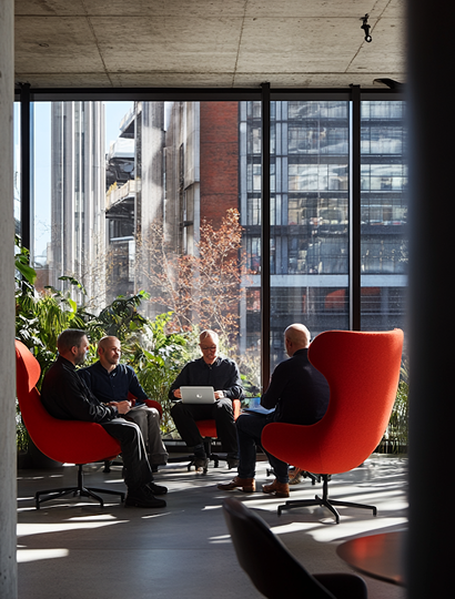 Business professionals in a consultation meeting